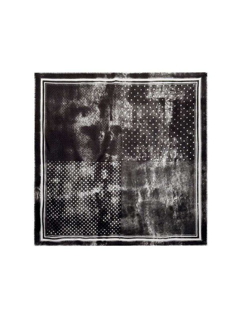 Destin Jil Quadra Polka Dot Scarf – Brown