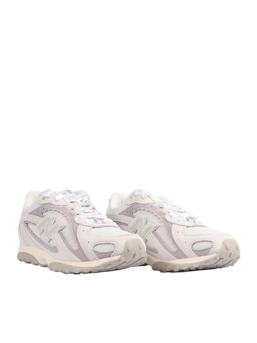 New Balance Off White Suede Textile Sneakers