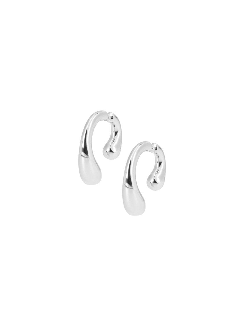 Panconesi Silver Sculptural P Earrings