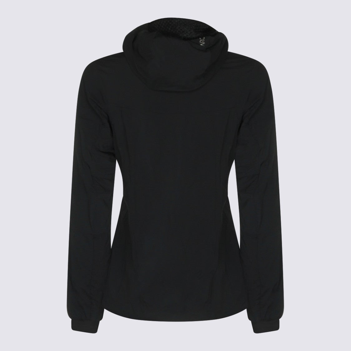 Arc'teryx Fitted Black Jacket With Hood And Zippered Pocket