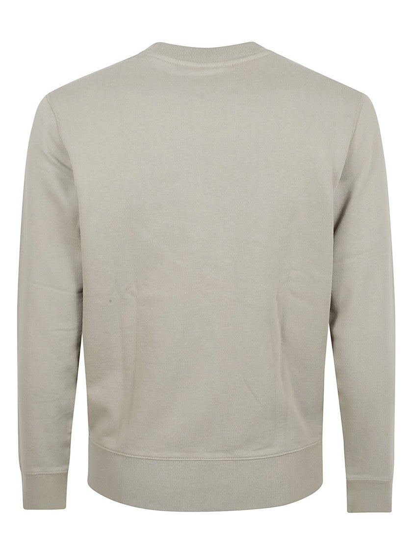 Maison Kitsuné Cotton Sweater With Embroidered Fox Emblem