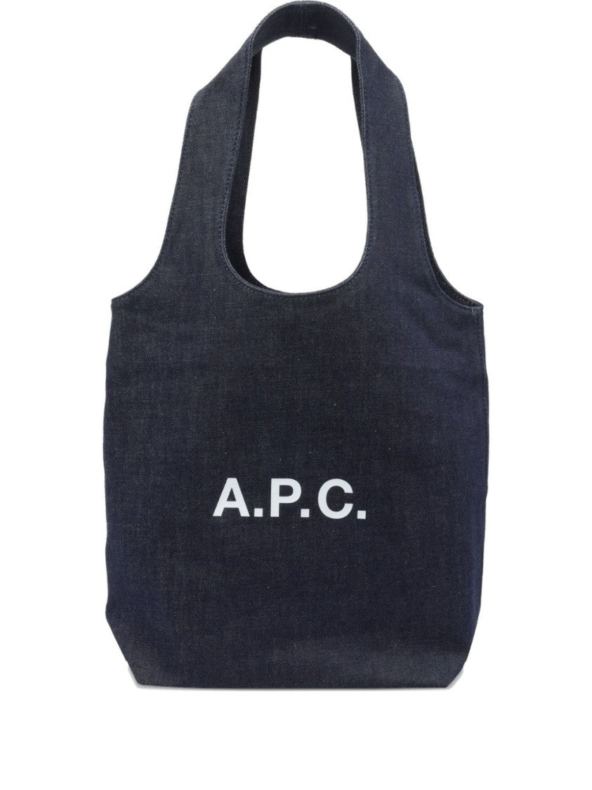 A.P.C. Structured Denim Tote Bag
