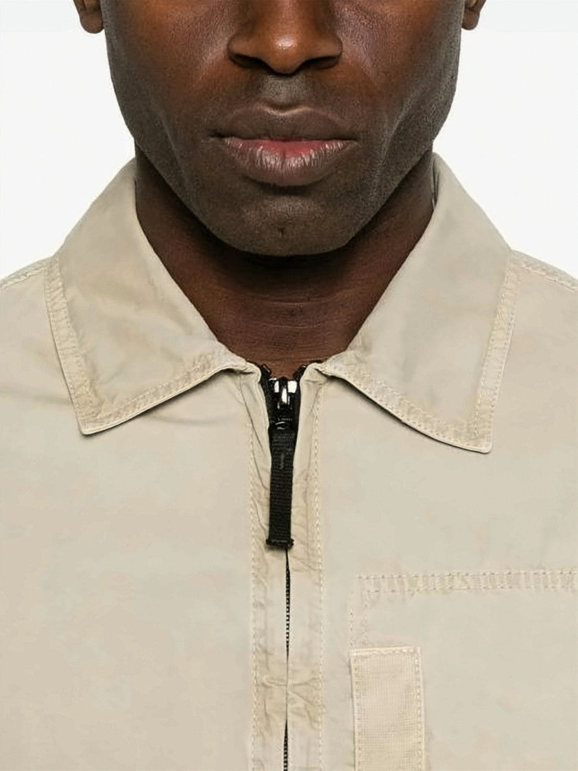 Stone Island Lightweight Zip-Up Shirt Jacket