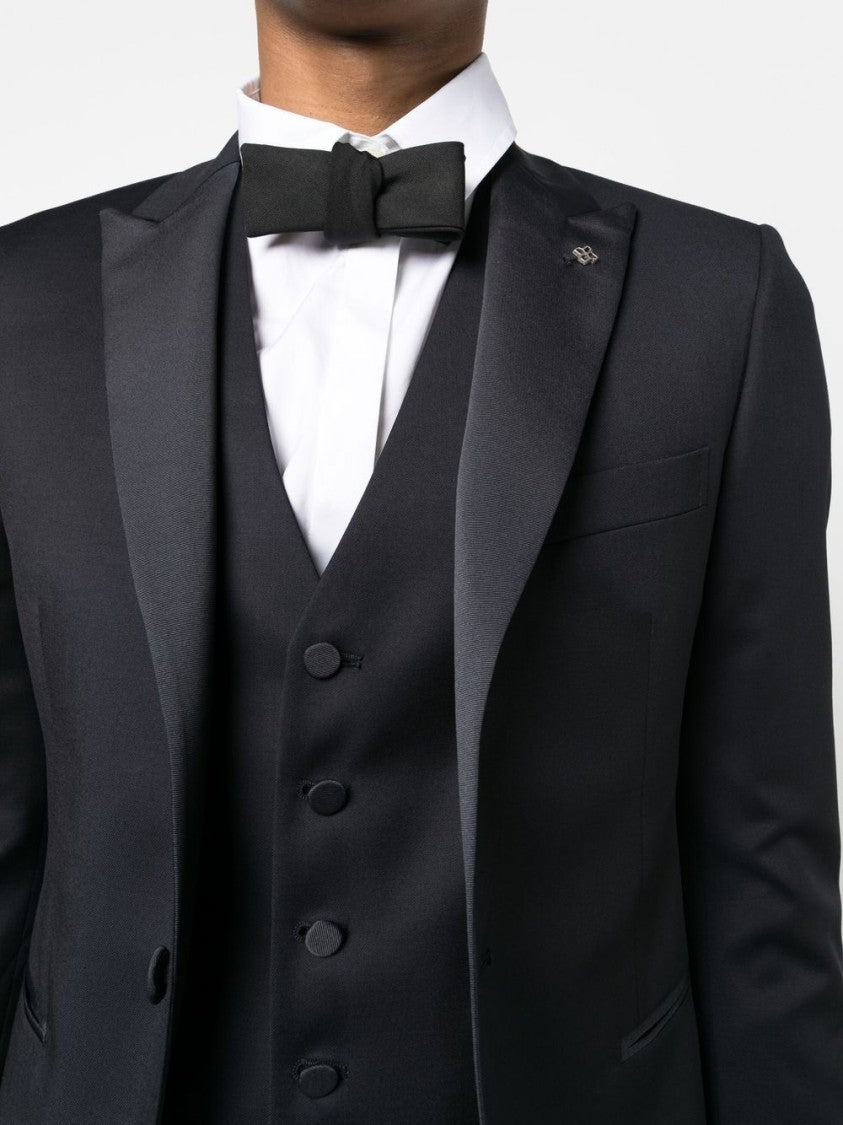 Tagliatore Tailored Black Suit