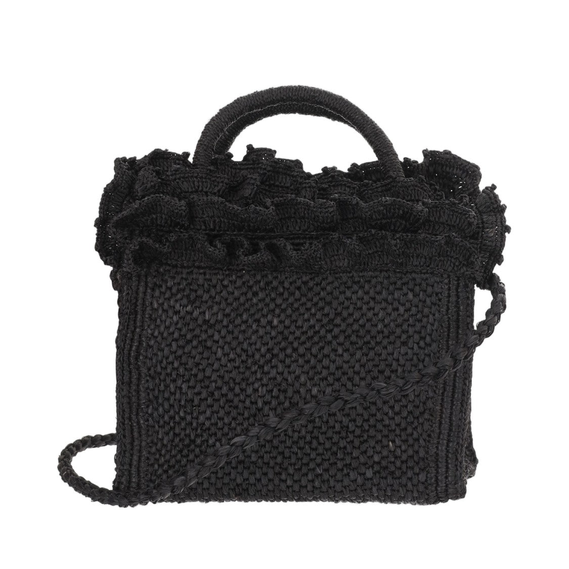 Ibeliv Rafia And Cotton Tote Bag