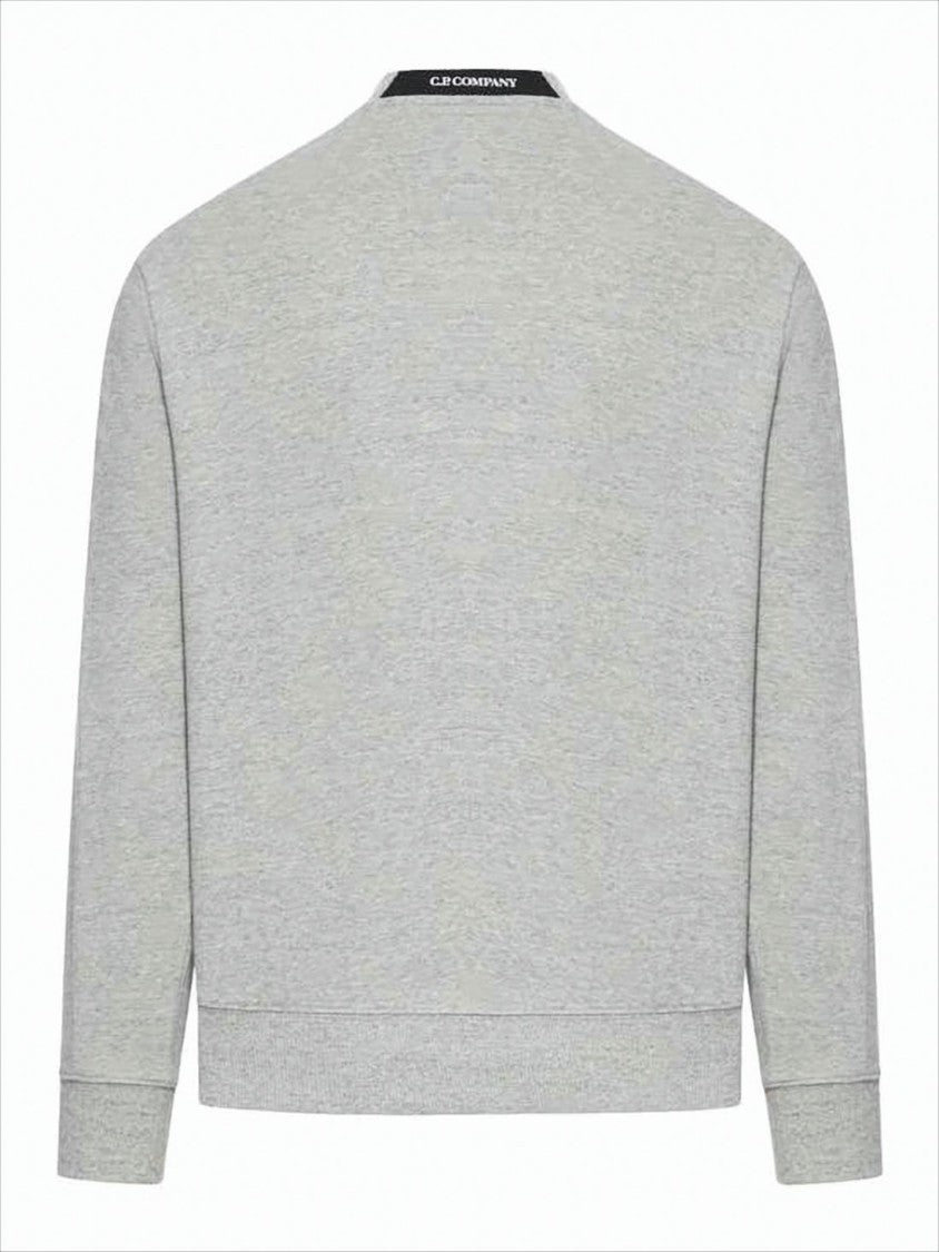 C.P. Company Long-Sleeve Crewneck Shirt With Zippered Pocket Detail