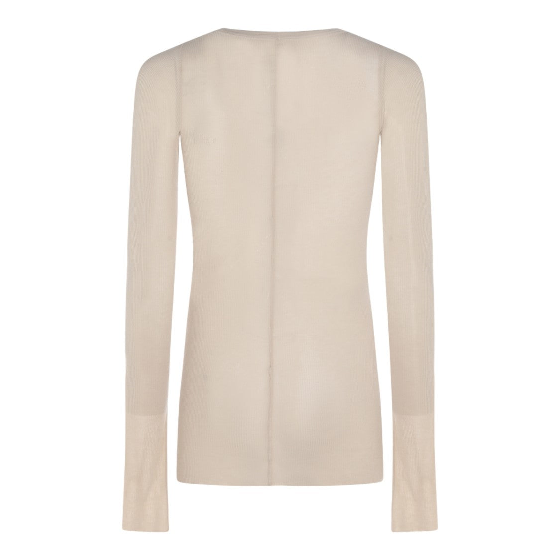 Rick Owens High Neckline Textured Knit Sweater