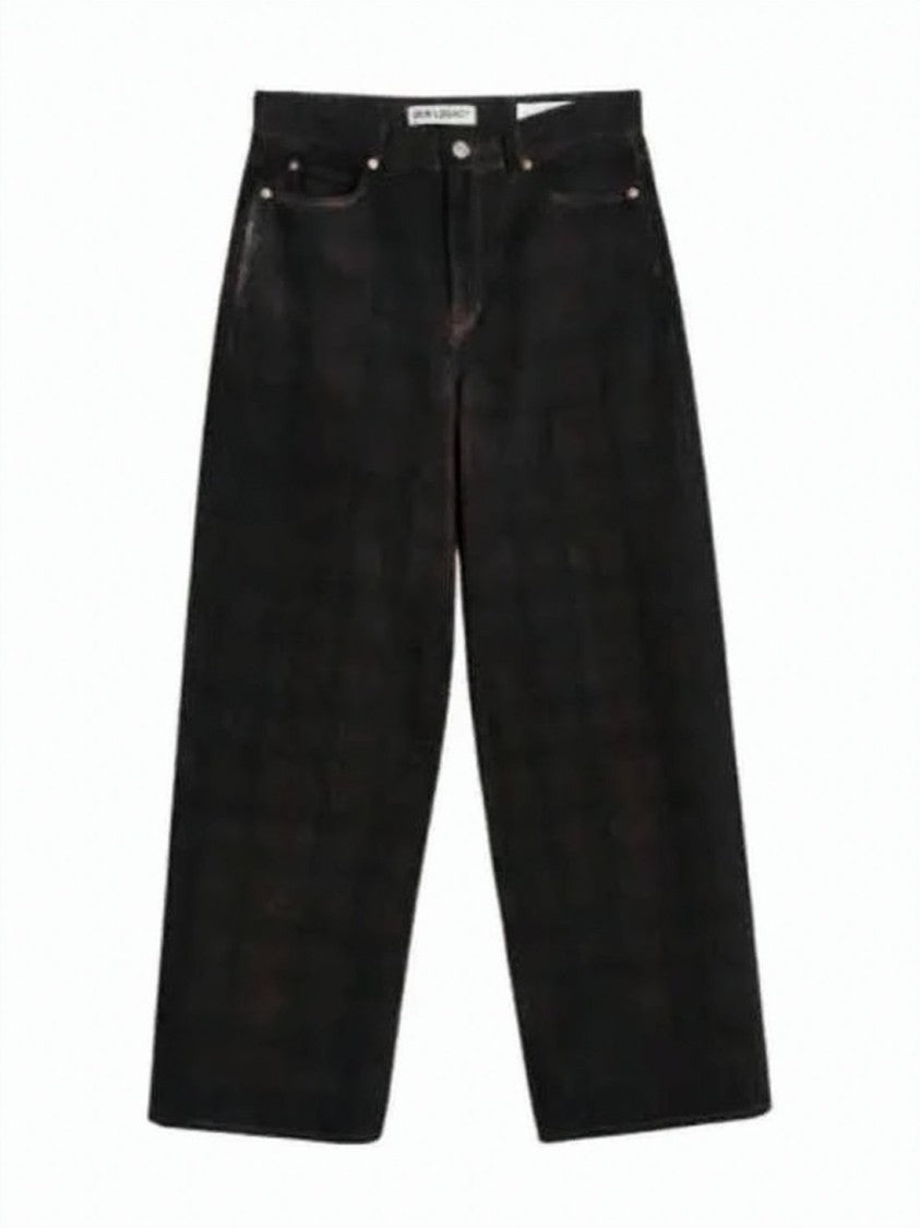 Our Legacy Wide-Leg Denim Pants With High Waist