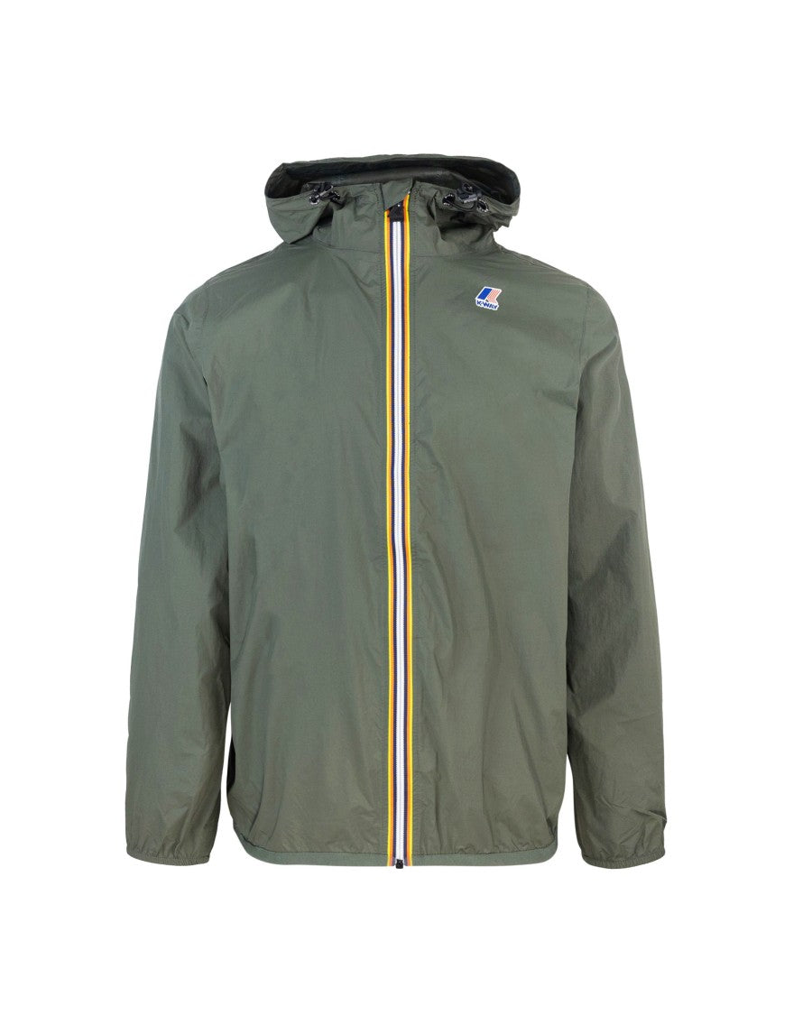 K-Way Green And Blackish Le Vrai 4.0 Claude Jacket