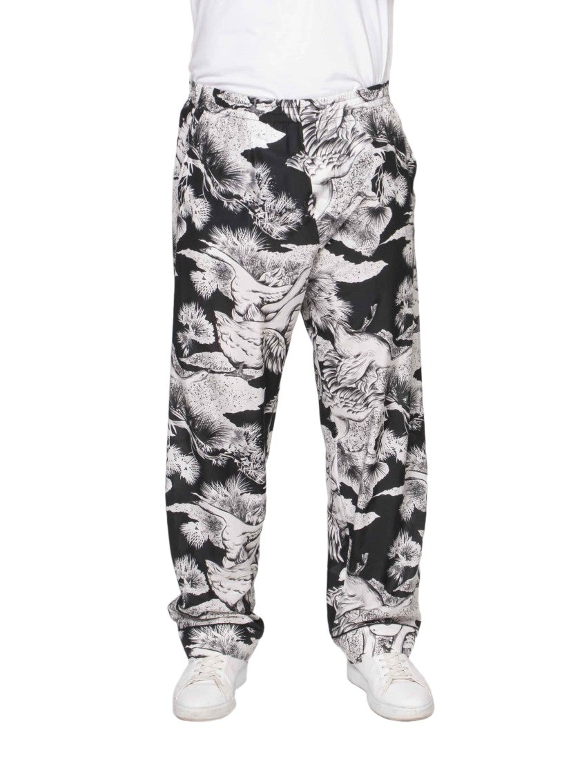 Moschino Artistic Print Relaxed Straight-Leg Pants