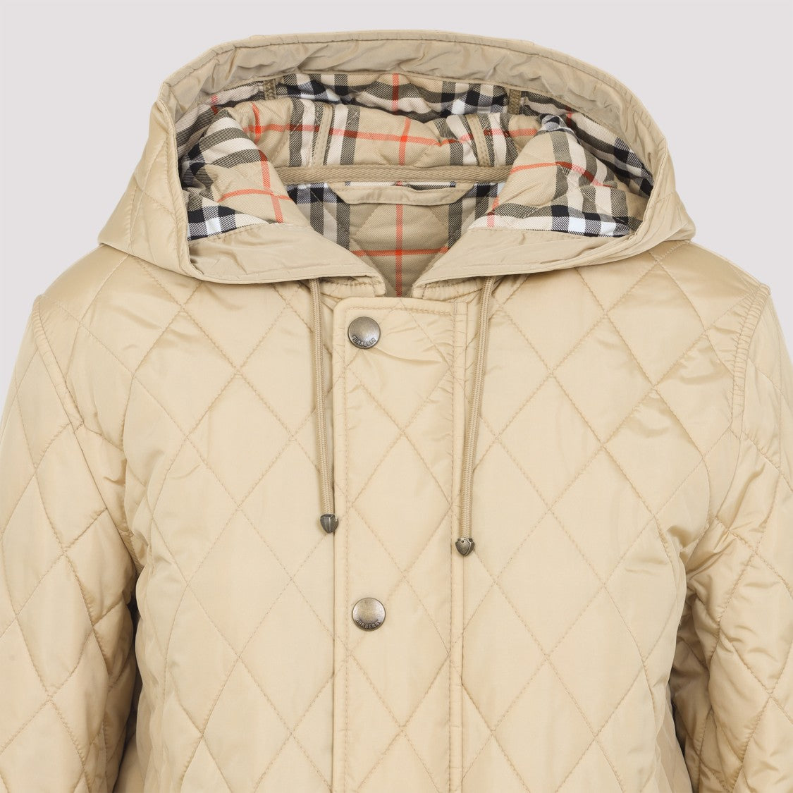 Burberry Flax Beige Quilted Medium Jacket