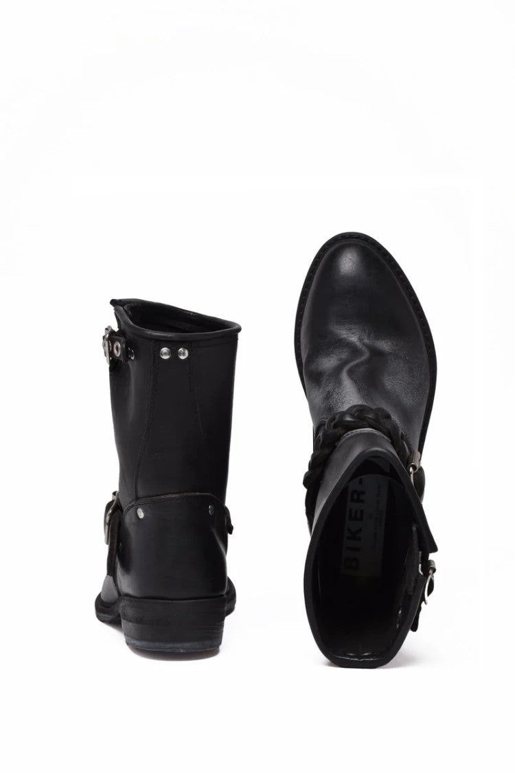 Golden Goose Biker Boot - Black