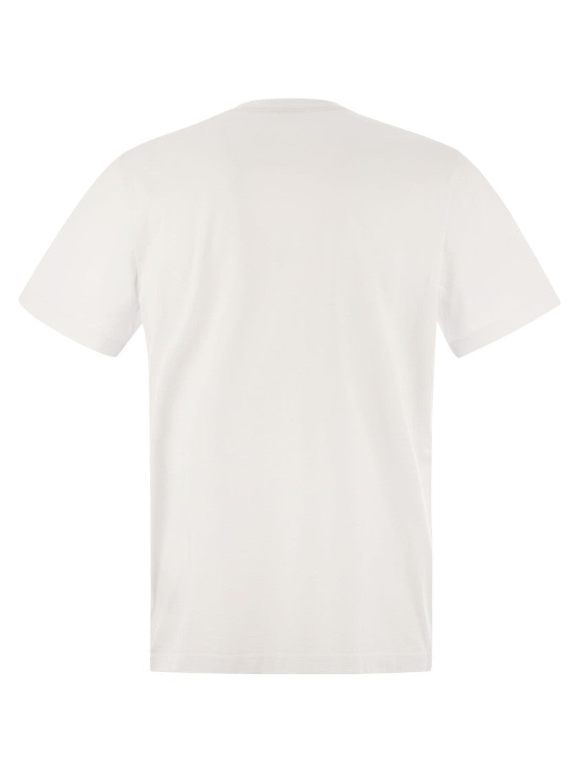 Moncler T-Shirt With Flocked Cotton Logo