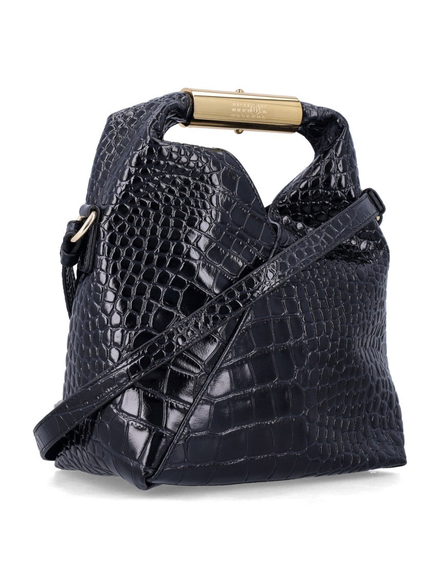 Mm6 By Maison Margiela Small Japanese Crocco Print Bag