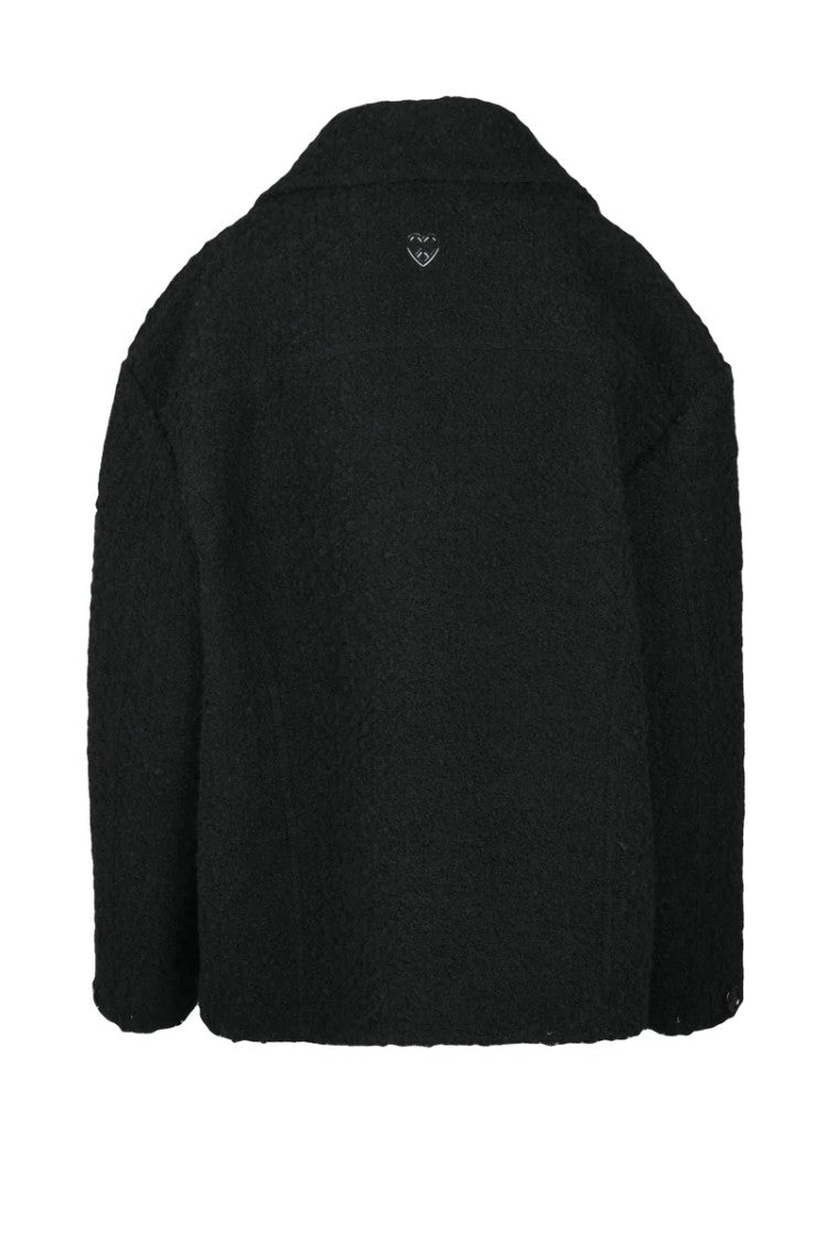 Mo5ch1no Jeans Black Coat - Black