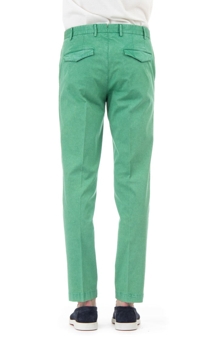 Pt Torino Cotton-Linen Master Fit Trousers