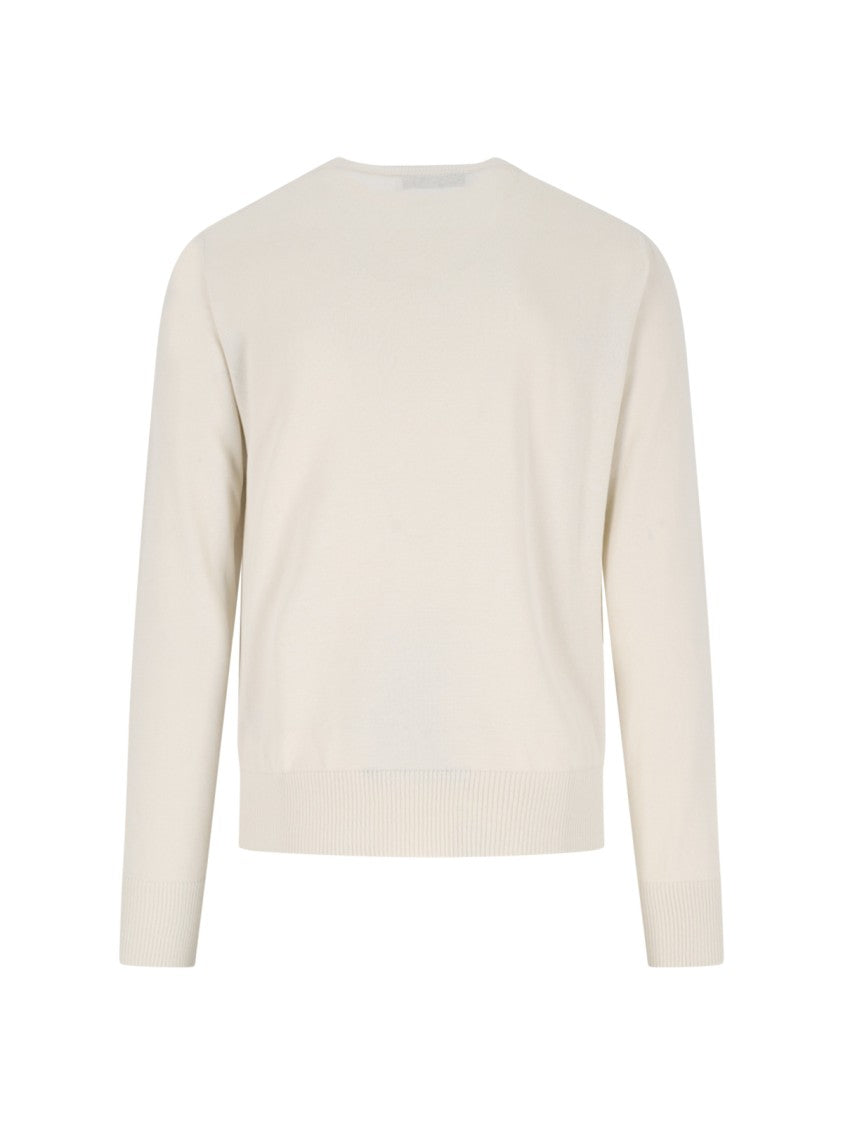 Vivienne Westwood Cream Alex Cotton Crew Neck Sweater