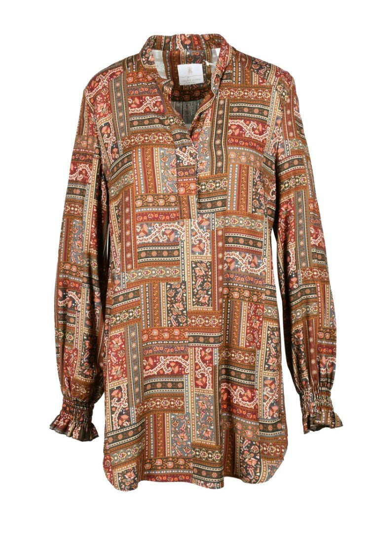 Trame Auree Viscose Shirt - Red