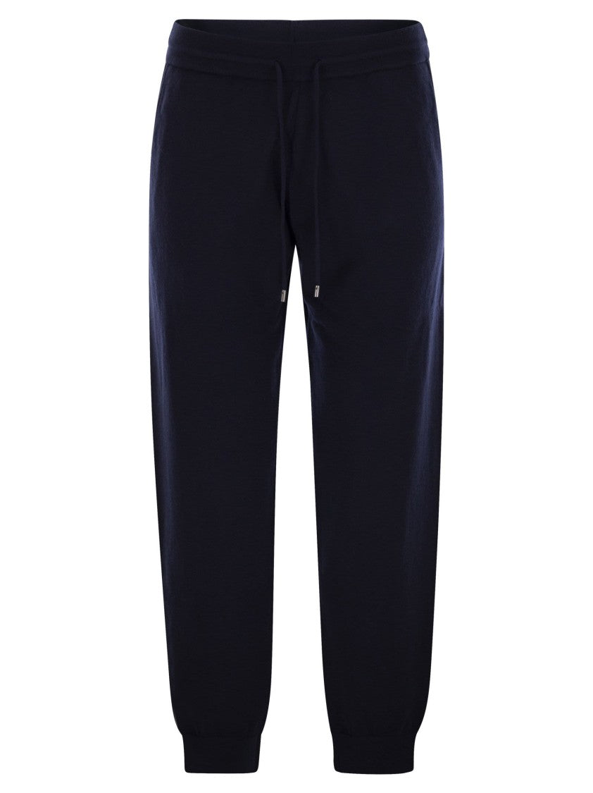 Mc2 Saint Barth Merino Wool Knitted Trousers
