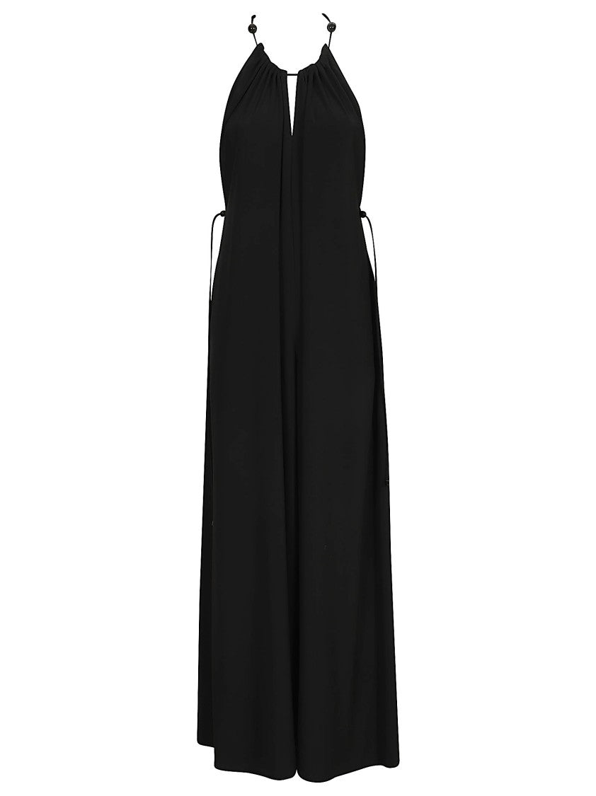 Max Mara Envers Satin Wide Leg Jumpsuit