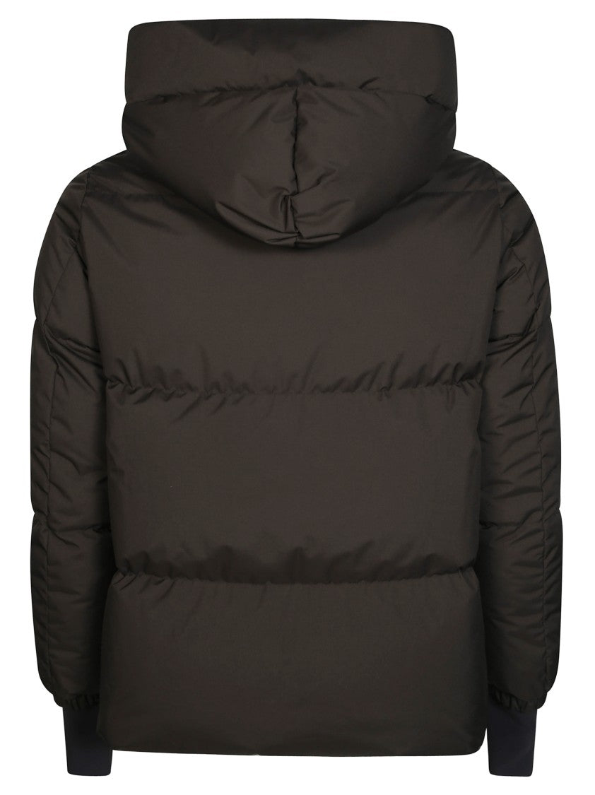 Herno Short Boxy High Collar Down Jacket