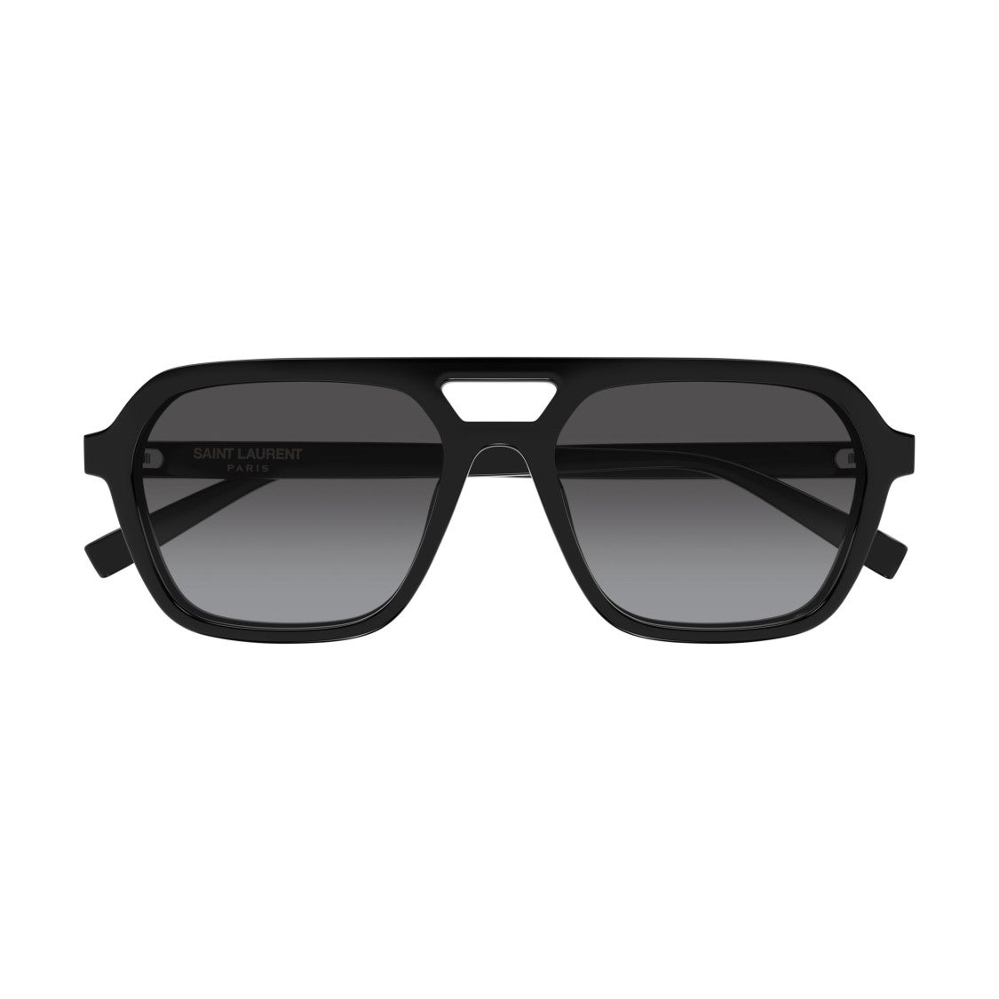 Saint Laurent Oversized Square Sunglasses With Cut-Out Bridge Detail