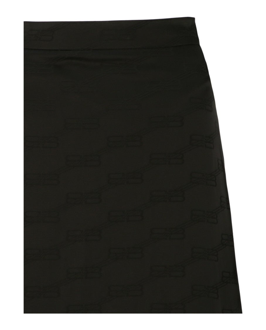 Balenciaga Bb Monogram A-Line Skirt