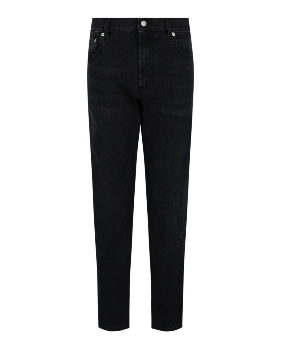 Alexander Mcqueen Graffiti Denim Jeans