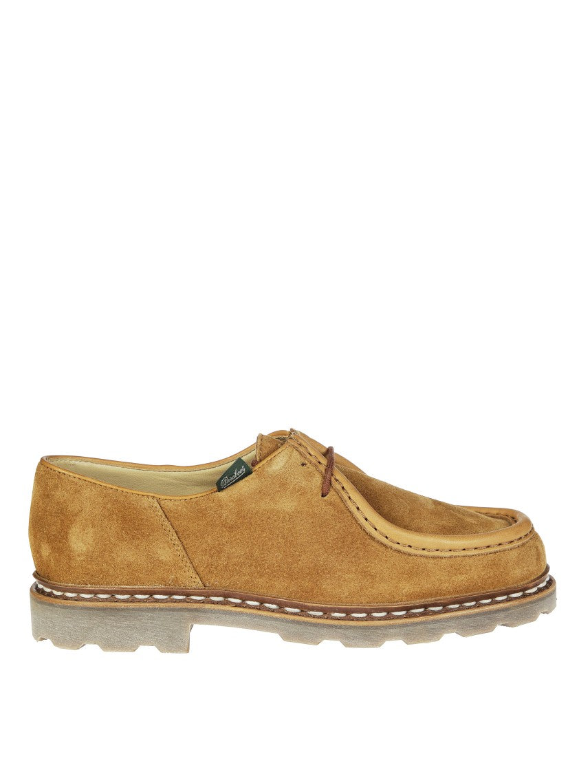 Paraboot Michael Vel Whisky Brown Suede Shoes