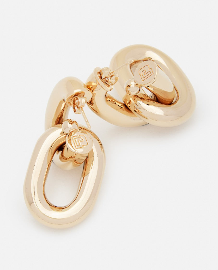 Rabanne Xl Link Double Hoop Earrings