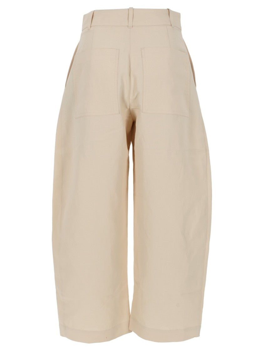 Studio Nicholson Cotton Structured Wide-Leg Pants