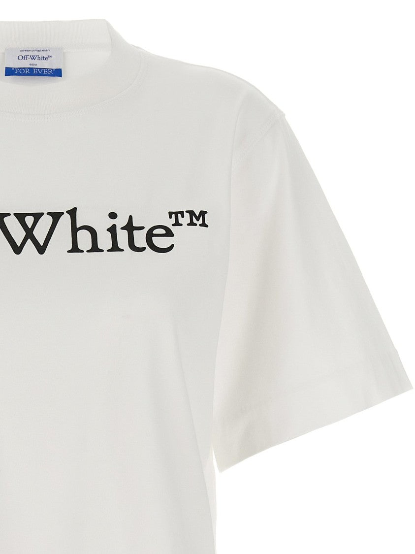 Off-White Crop Logo T-Shirt – White