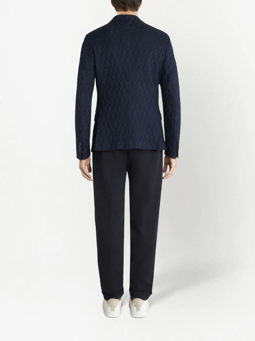 Etro Paisley Print Tailored Jacket