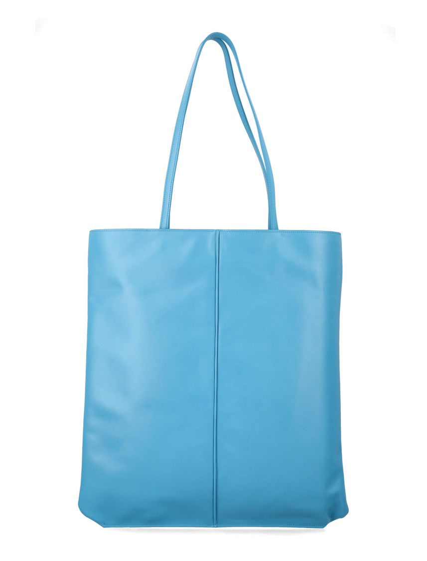 Jil Sander Linea Smooth Leather Central Piping Tote