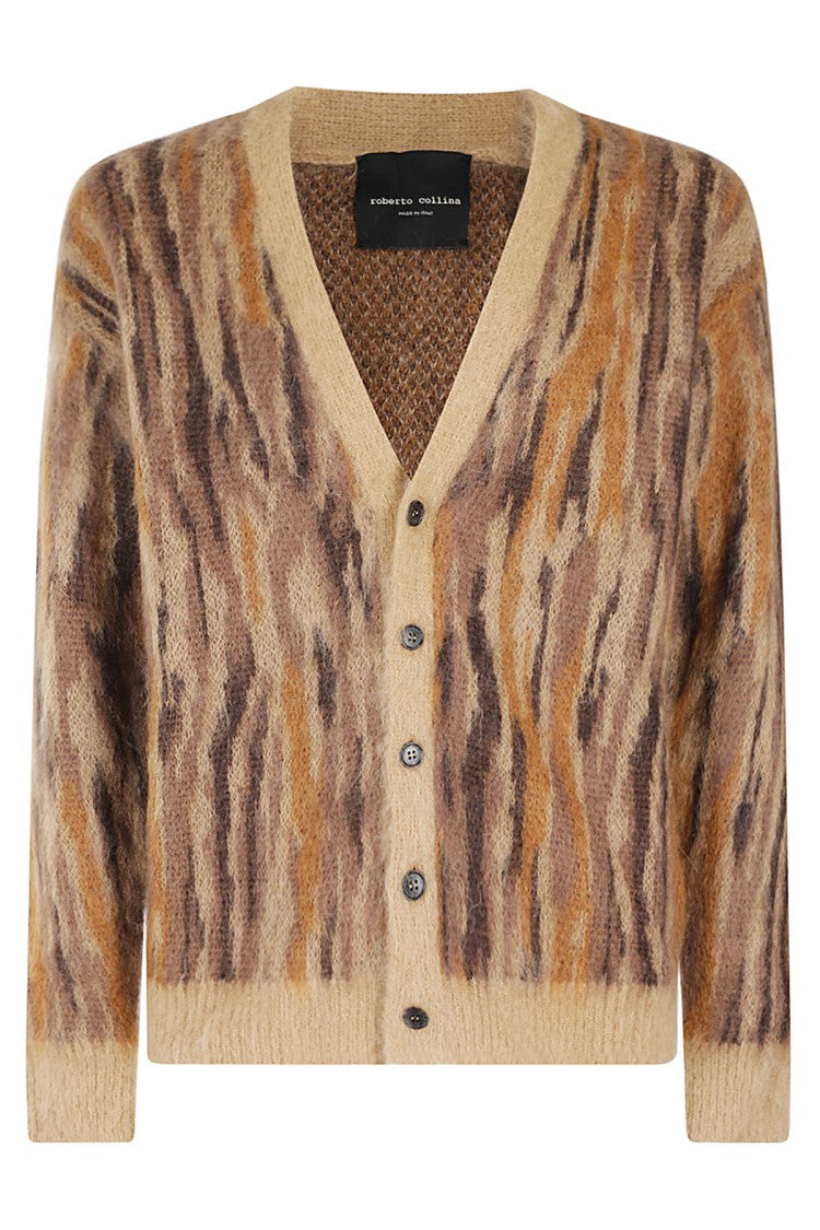 Roberto Collina Cardigan Ml Lana Mohair