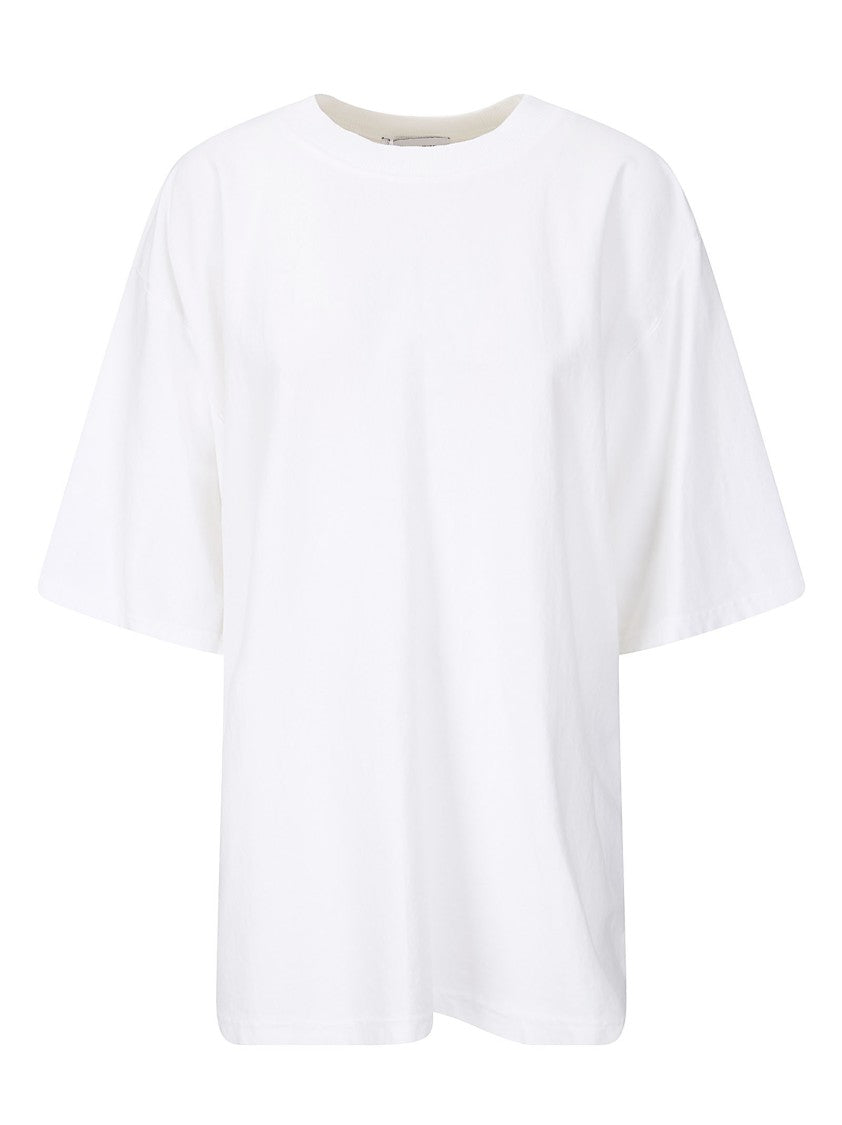 Hed Mayner Black Embroidered Oversized Cotton T-Shirt