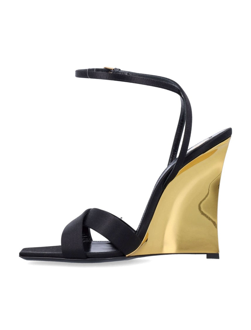 Saint Laurent Lucienne Sandal Wedges