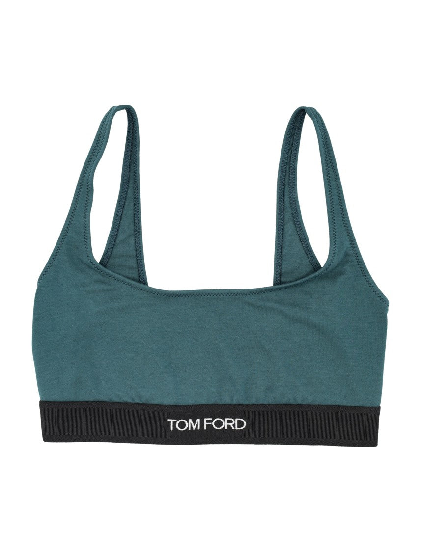 Tom Ford Modal Elasticized Logo Bralette