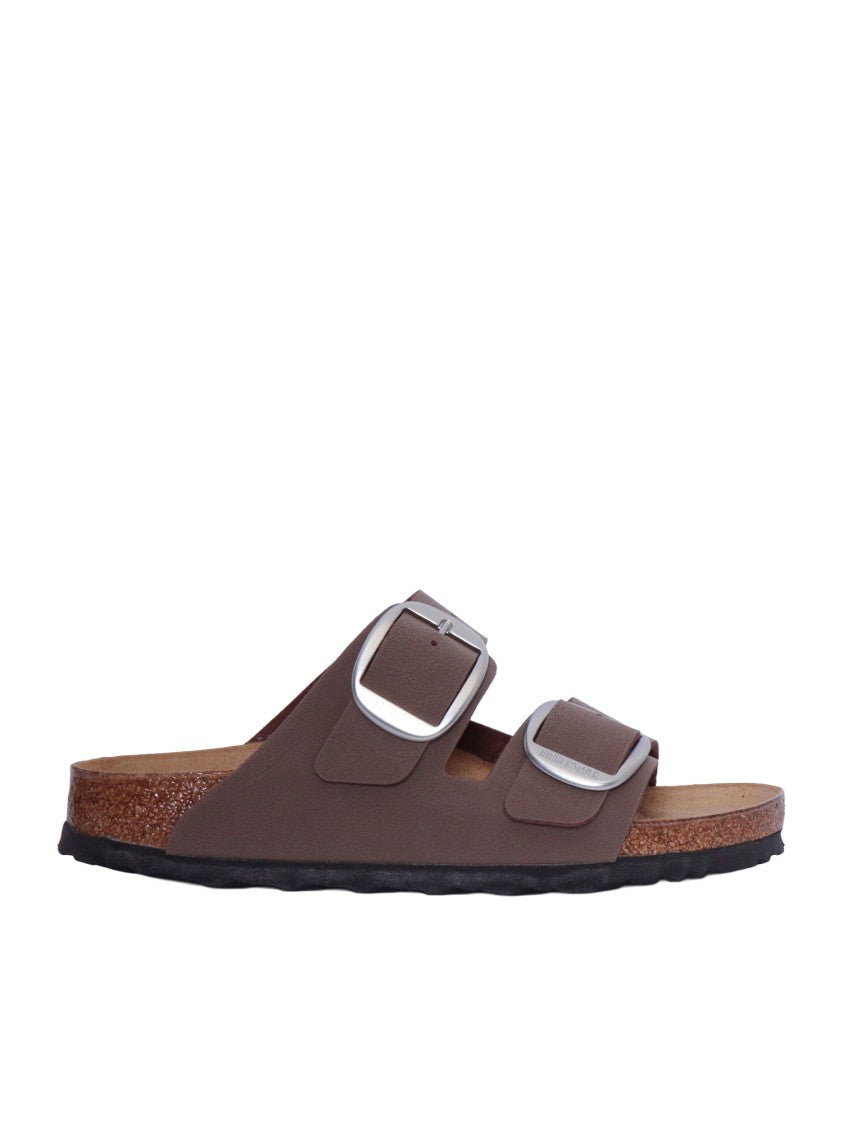 Birkenstock Mocca Arizona Birkibuc Slide Sandal