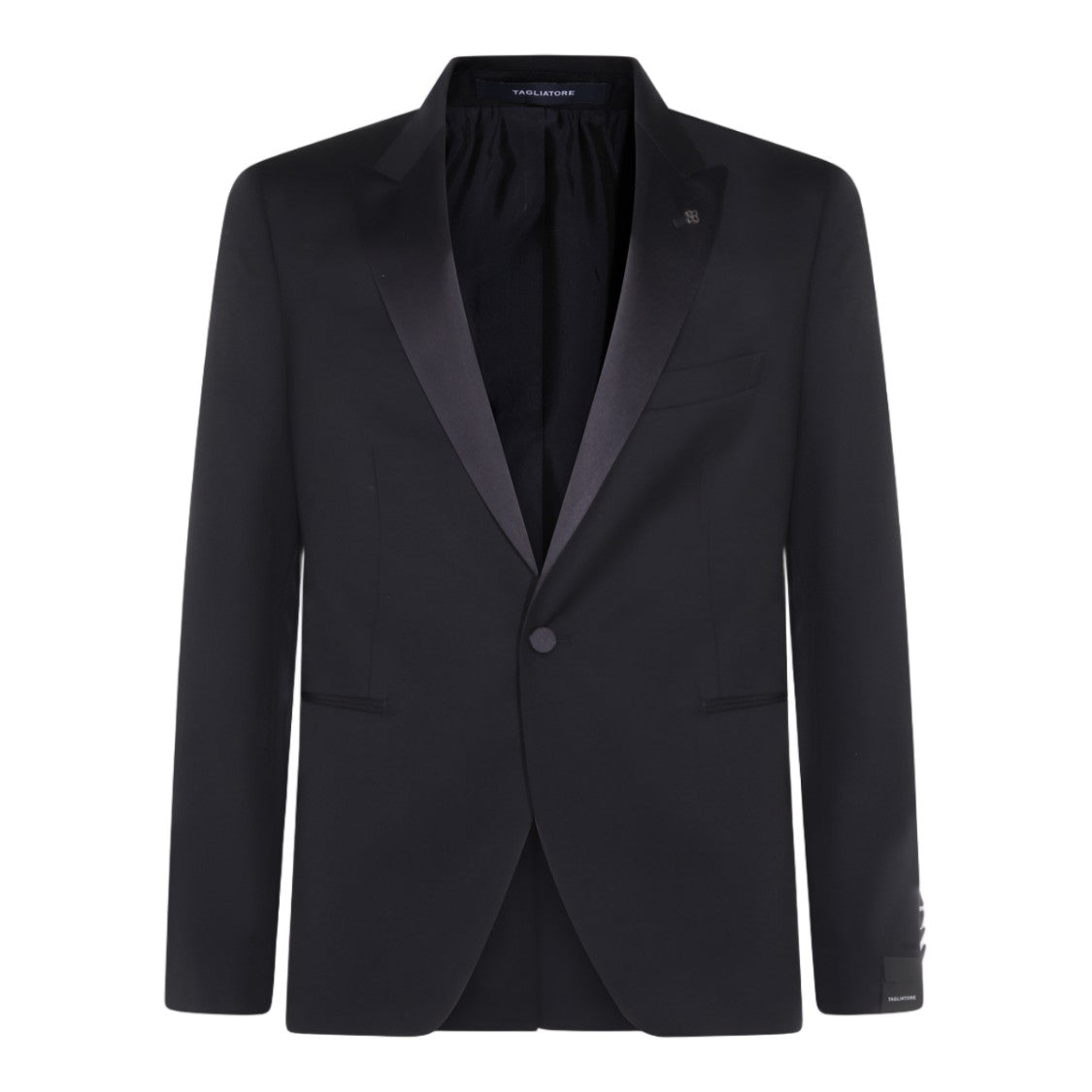 Tagliatore Tailored Black Tuxedo Jacket And Trousers Set
