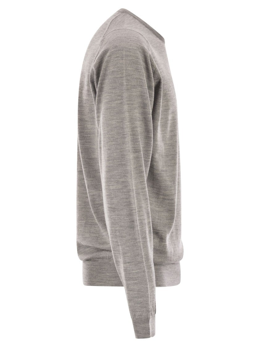 John Smedley Lundy - Crew Neck Jumper In Extra-Fine Merino Wool
