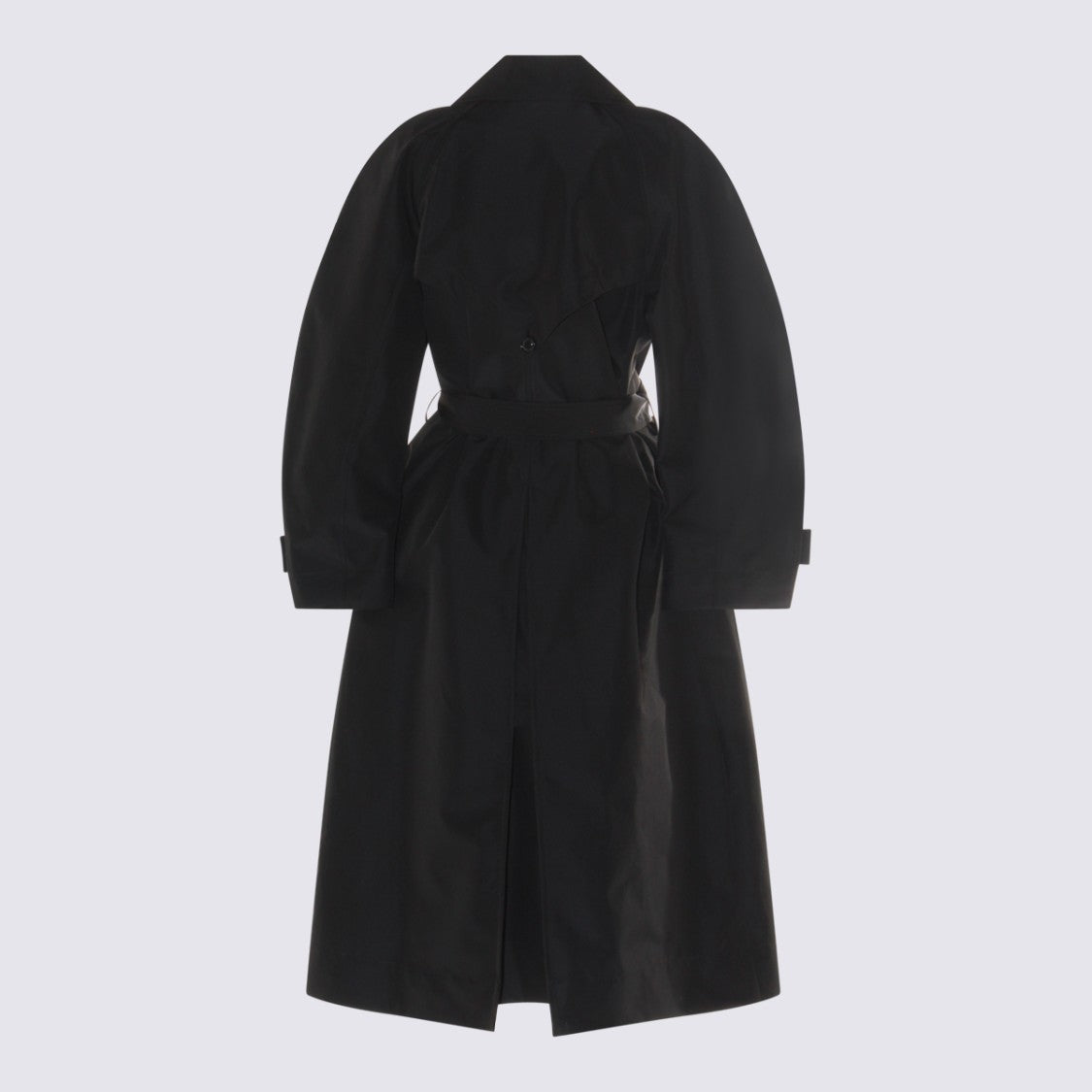 Moncler Genius X Edward Enninful Trench Coat With Tailored Belted Waist And Double-Breasted Front