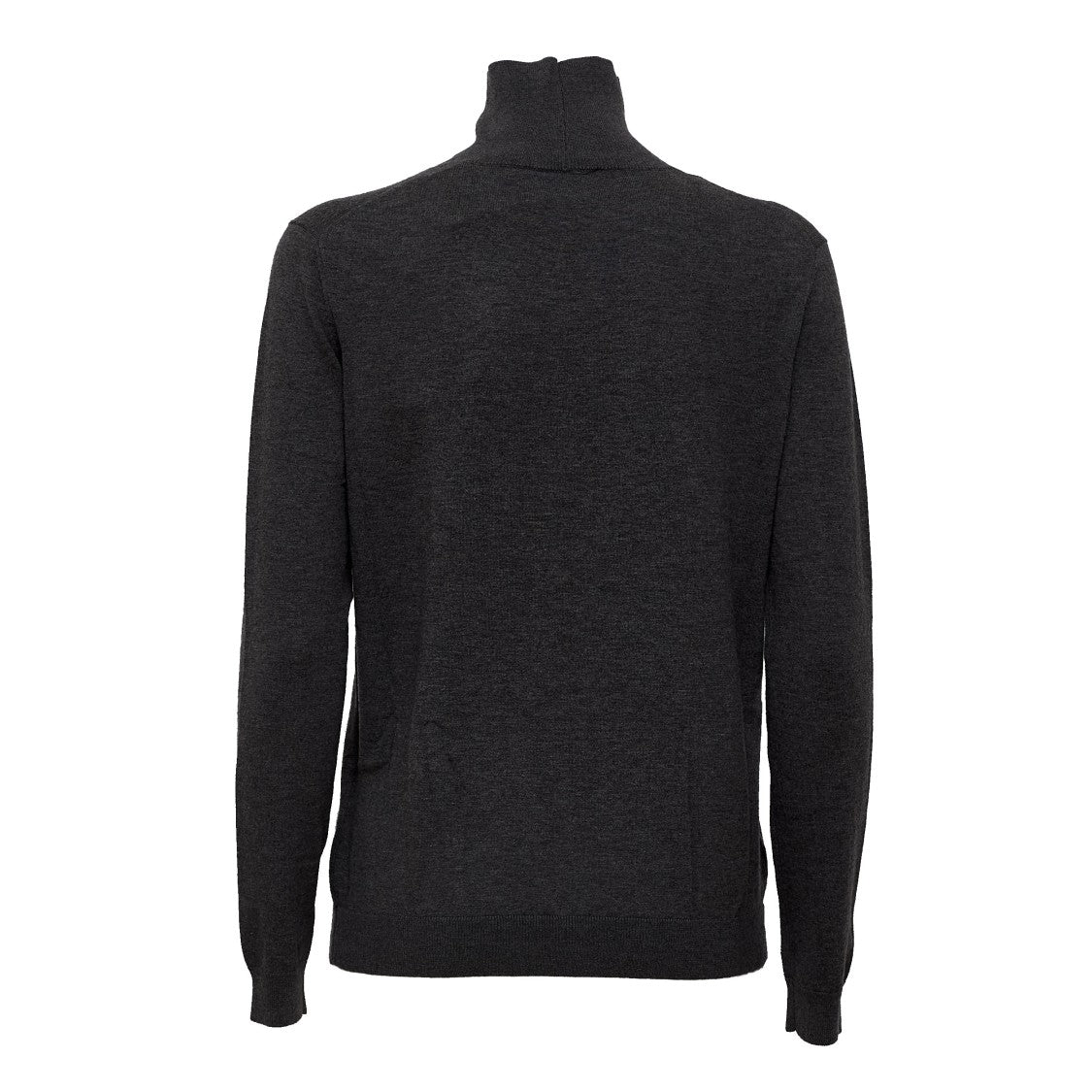 Max Mara Silk-Wool Blend Turtleneck Knit Sweater