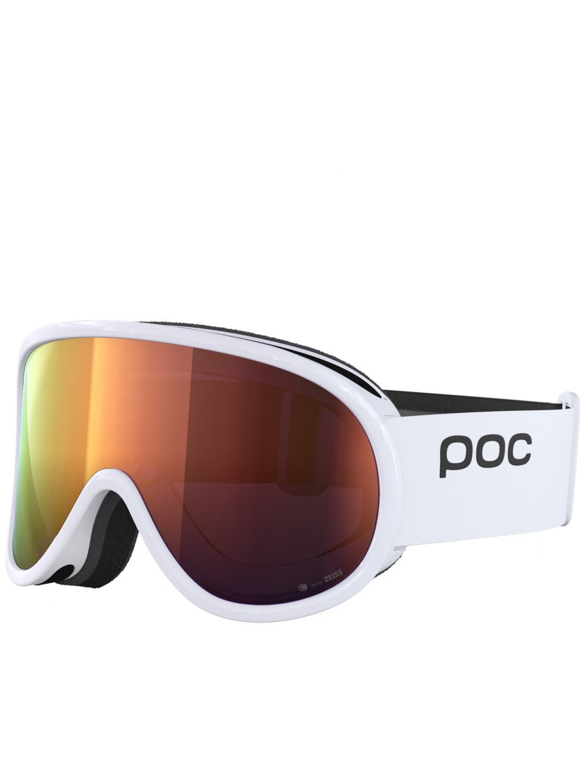 Poc White Retina Reflective Lensed Ski Goggle