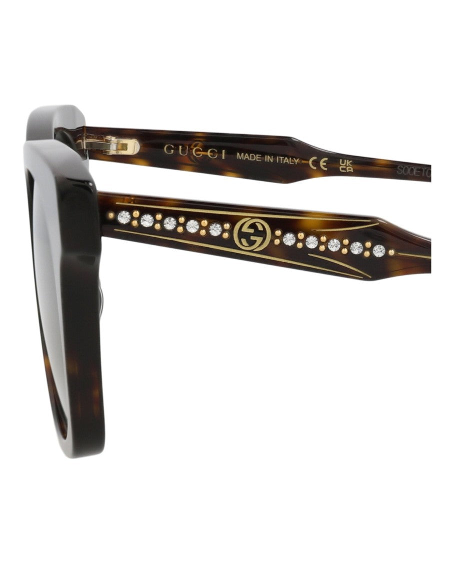 Gucci Cat Eye-Frame Recycled Acetate Sunglasses