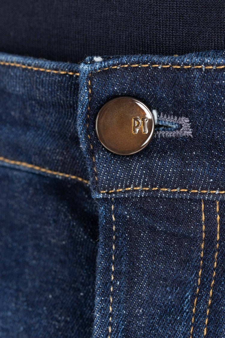 Pt Denim Dark Wash Regular Fit Jeans