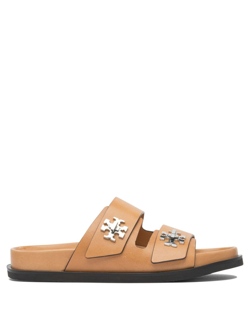 Tory Burch Bovine Leather Sandals With Minimalist Silhouette