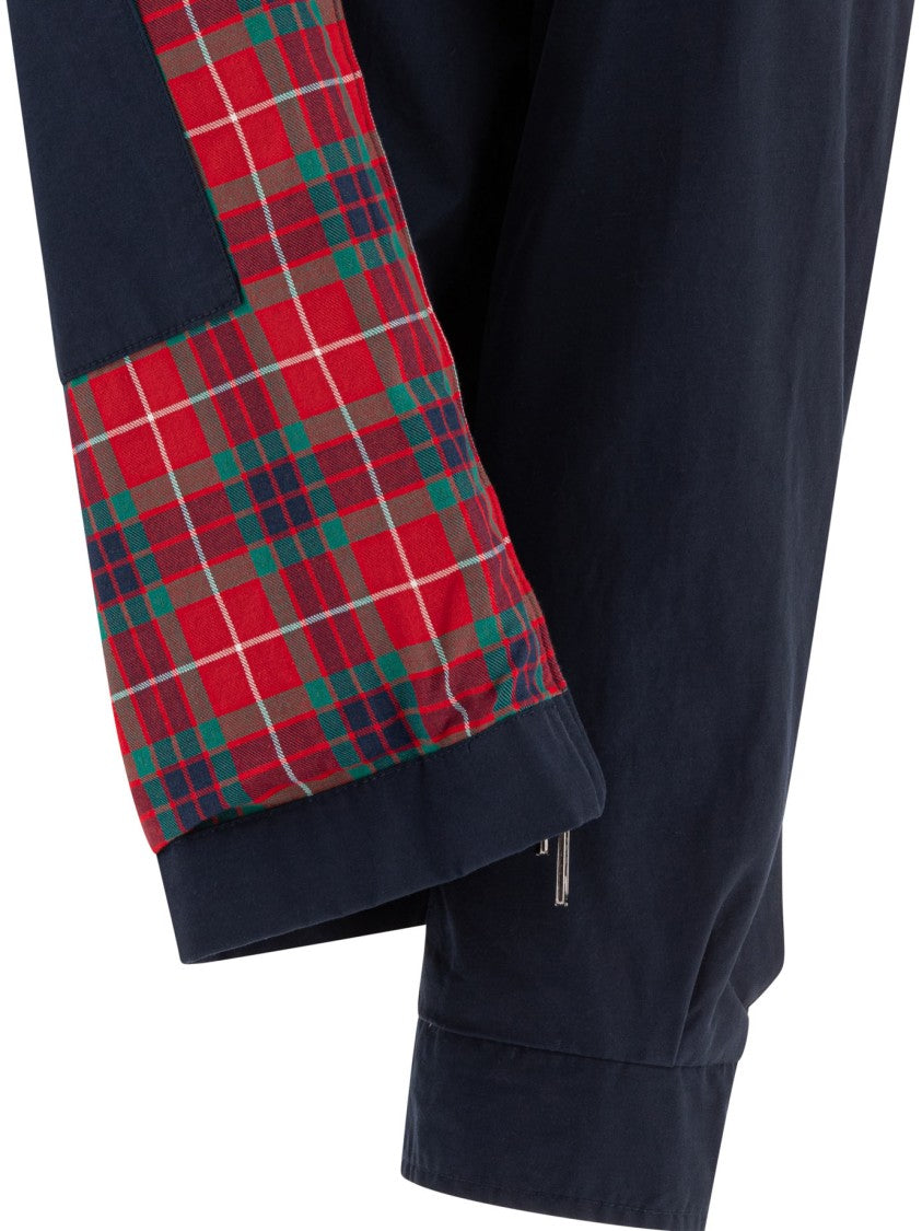 Baracuta Navy Blue Zip-Up Jacket