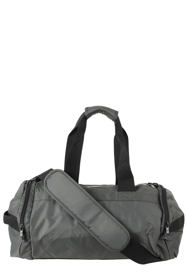 K-Way Green Mereville S Ribbon Handles Polyester Duffle Bag