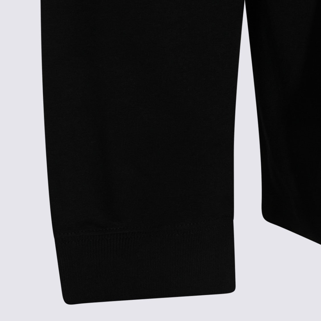 Valentino Long-Sleeve Black T-Shirt With Bold Logo Print